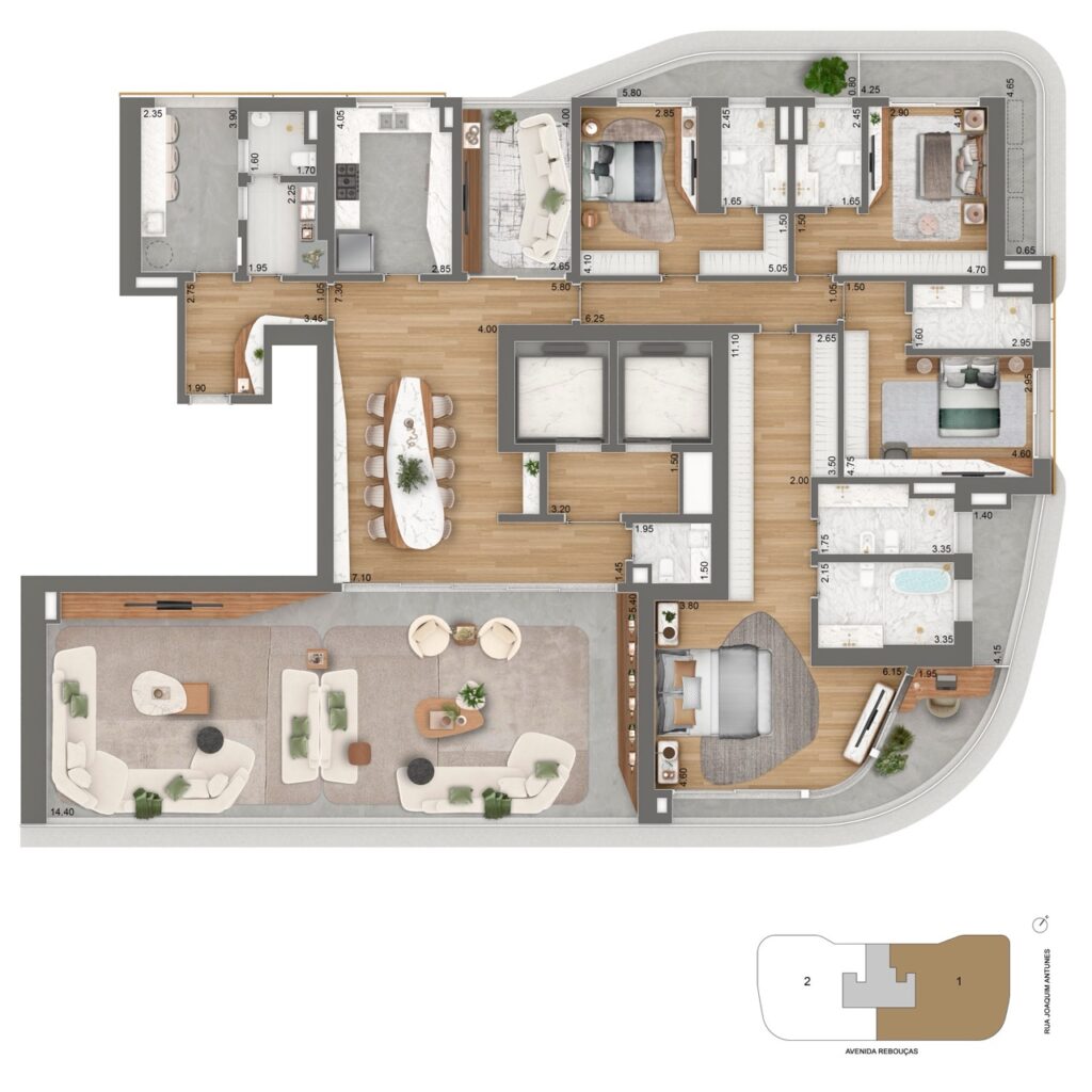 Planta-padrao-379m²-4-suites-sala-intima Grande
