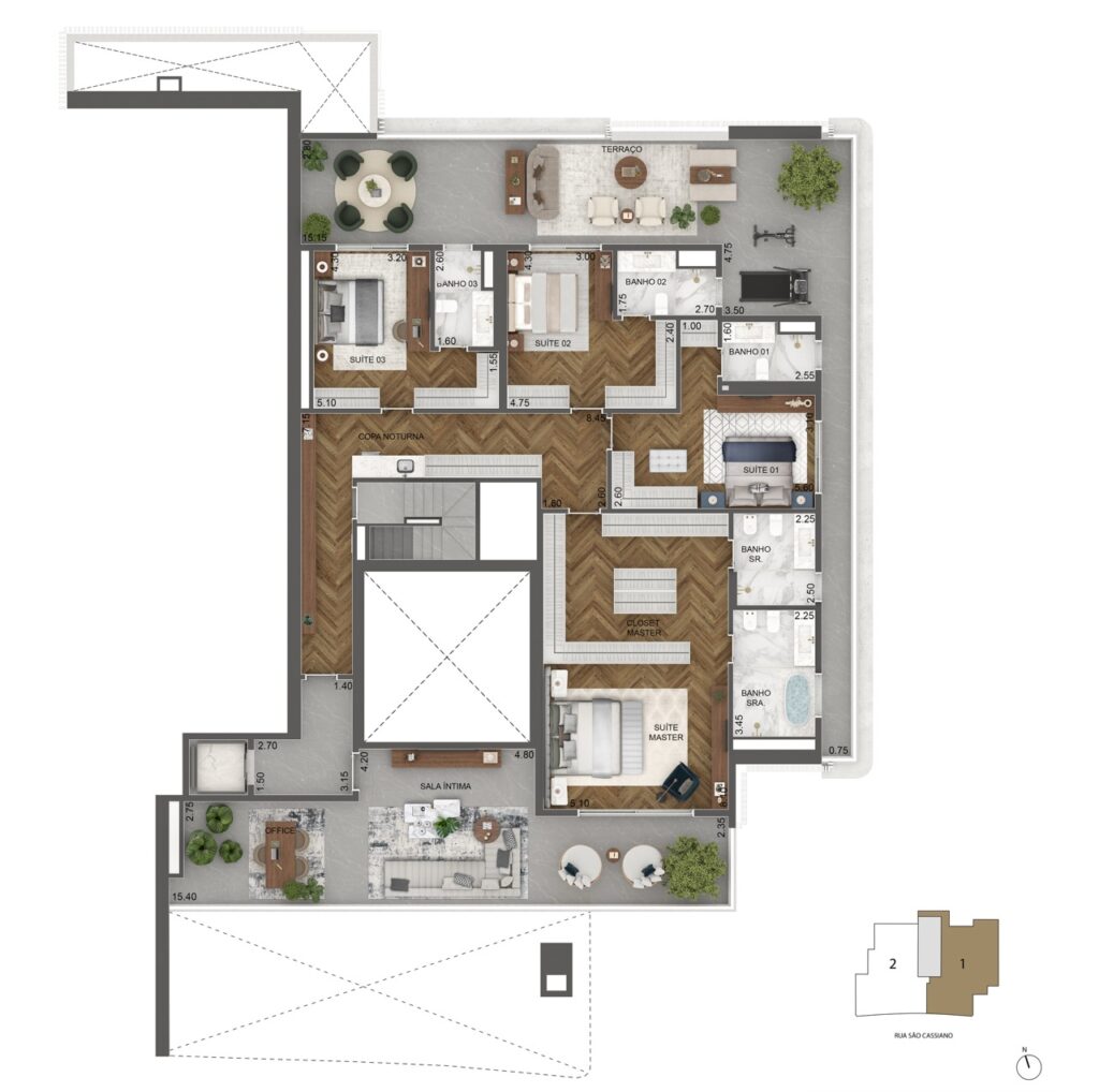 18_A_ Final 01_Planta padrao_ Duplex superior_710m2 Grande