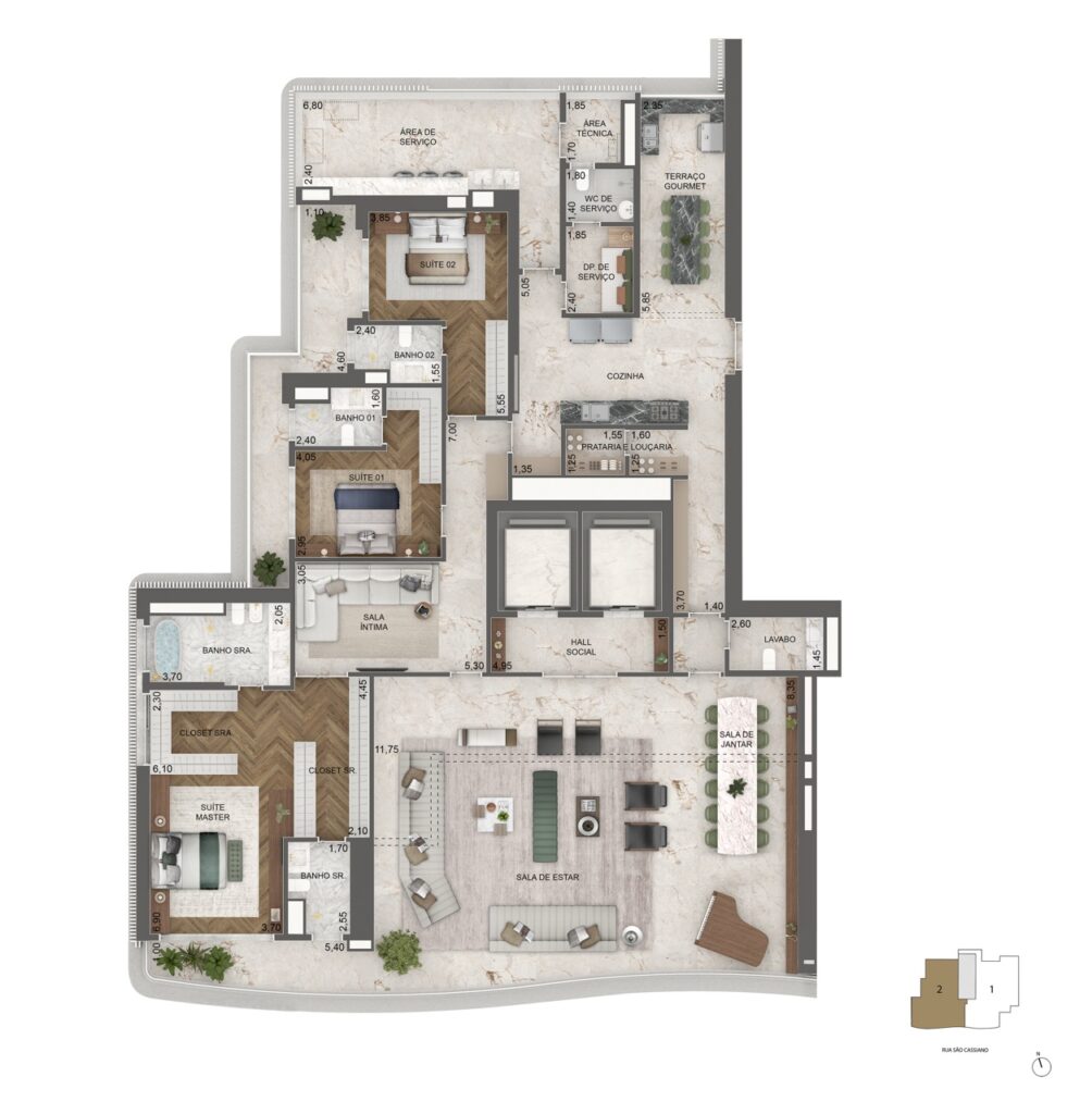 372m² - Final 02_Planta Op 3_ 17 ao 45 pav Grande