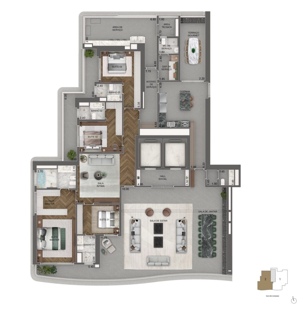 372m² - Final 02_Planta Padrao_17 ao 45 pav Grande